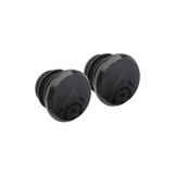 Alloy Road Push-In Bar End Plugs - Black