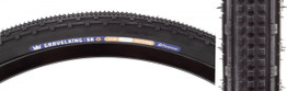 Panaracer GravelKing SK Plus+ 700x35 Tubeless-Ready Folding Gravel Tire - Black/Black
