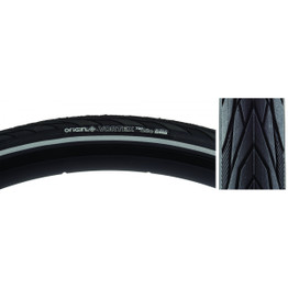 Origin8 Vortex 700x28 Wire Tire - Black/Reflective