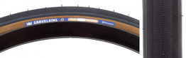 Panaracer GravelKing Plus+ 700x30 Tubeless-Ready Folding Gravel Tire - Black/Brown