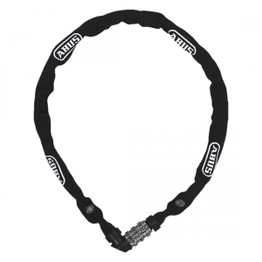 ABUS 1200 Web Combo Chain Lock - 110 cm x 4 mm, Black