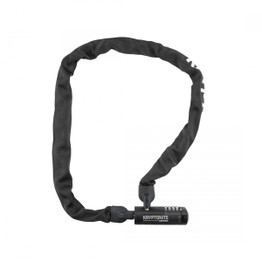 Kryptonite 712 Keeper Combo 4 ft x 7 mm Chain Lock - Black