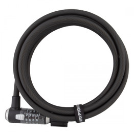 Kryptonite KryptoFlex 1230 Combo 10 ft x 12 mm Cable Lock - Black