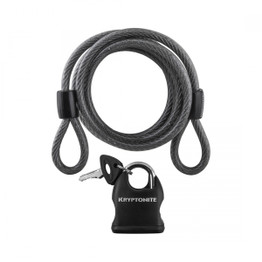 Kryptonite KryptoFlex 818 Key 6 ft x 8 mm Cable Lock with Bracket