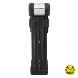 Kryptonite KryptoLok 610S Key 100 cm x 5 mm Folding Lock with Bracket - Black