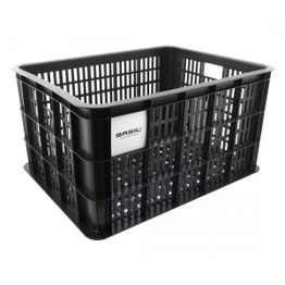 Basil Bicycle Crate L 40L - Black