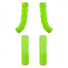 Origin8 Handlebar Tape & Plugs Green Gelly Handlebar GEL Pads GN