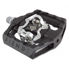 Origin8 Pedals Fiend Mountain Bike AM Double Clpls 9/16 Bk/Sl