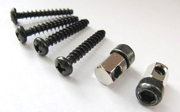 KLICKfix Set of Two Nipples and Four Screws For Handlebar Adapter