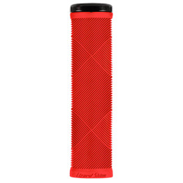 Strata Single Clamp Lock-On Grips Candy Red
