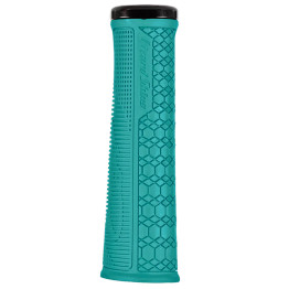 Gradient Single Clamp Lock‑On Grips Teal