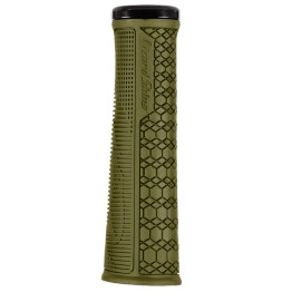 Gradient Single Clamp Lock‑On Grips Olive Green