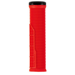 Machine  Single Clamp Lock-On Grips Candy Red
