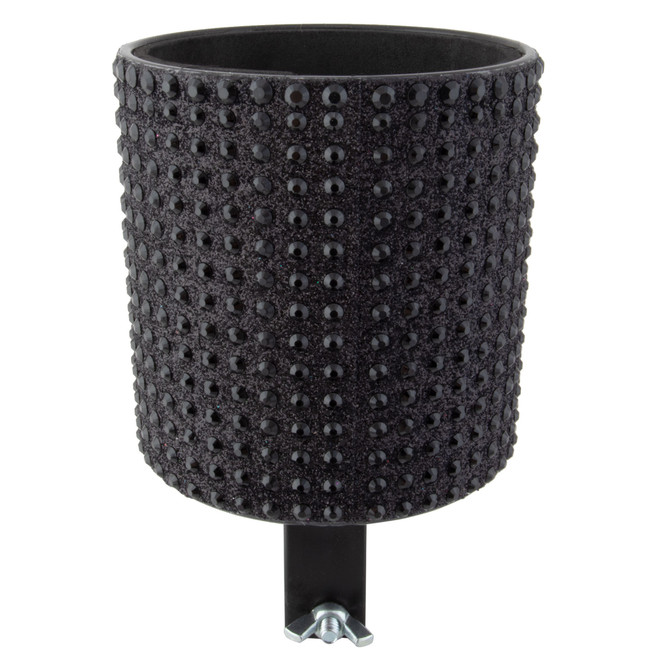 Black Rhinestone Drink Holder