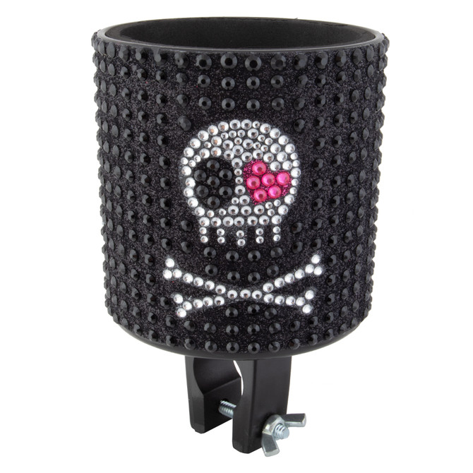Skull Rhinestone Drink Holder
