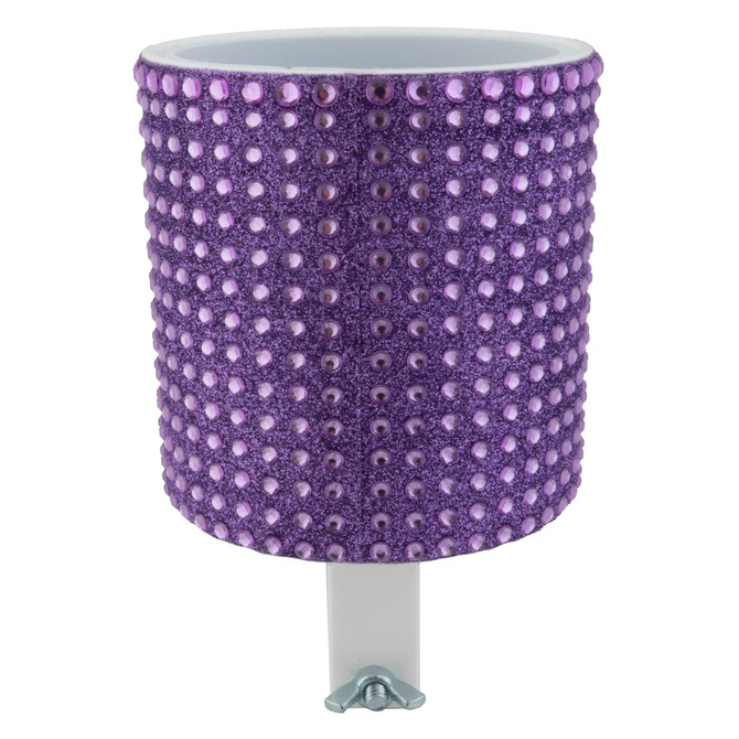 Purple Black Rhinestone Drink Holder