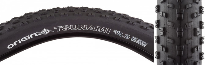Origin8 Tsunami 26x4.9 Folding Fat Bike Tire - Black