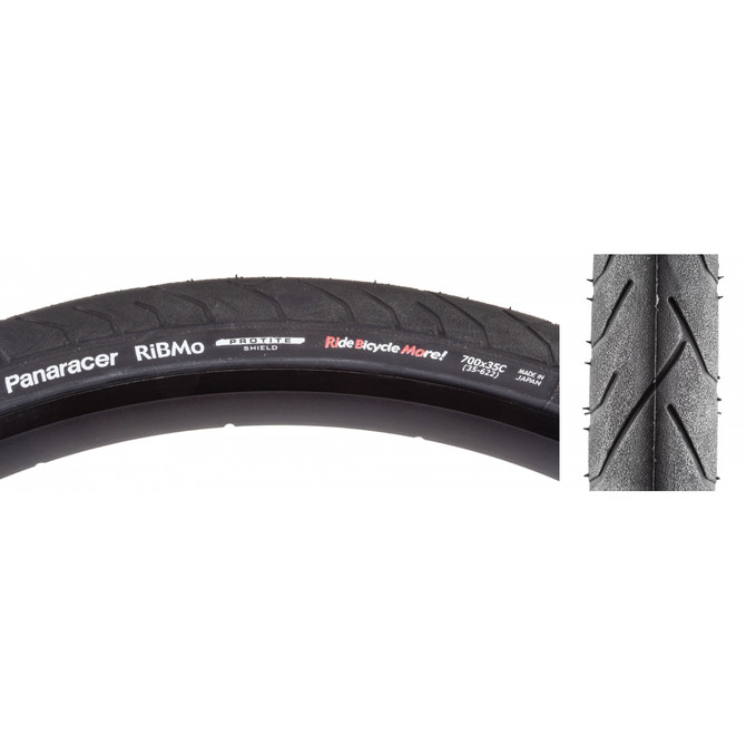 Panaracer RiBMo ProTite 700x35 Wire Bead Urban and Commuter Tire - Black/Black