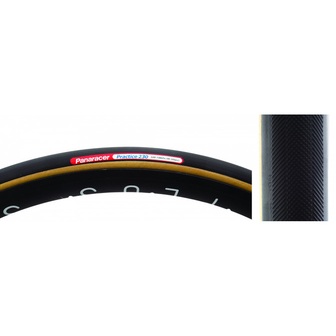 Panaracer Practice 650x19 Tubular Training Tire - Black/Amber