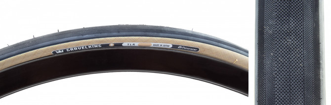 Panaracer GravelKing R-Line 700x28 Folding Gravel Tire - Black/Amber