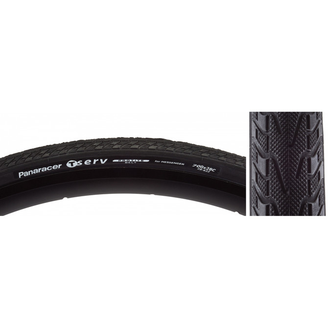 Panaracer T-Serv ProTite 700x28 Folding Urban Performance Tire - Black/Black