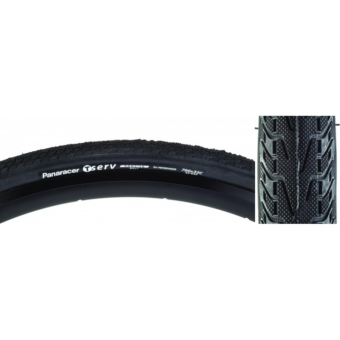 Panaracer T-Serv ProTite 700x32 Folding Urban Performance Tire - Black/Black