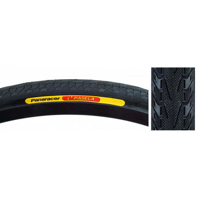 Panaracer Pasela 20x1.5 Wire Bead Urban and Touring Tire - Black/Black