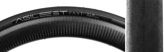 Panaracer Agilest Fast TLR 700x25 Tubeless Folding Tire - Black
