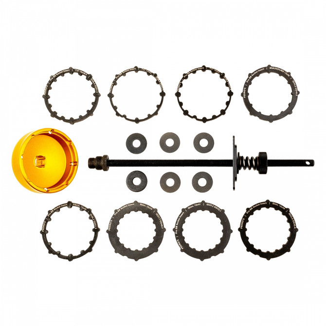 Pedro's Pro BB Socket 10-Piece Set - 10 pc, Black/Gold