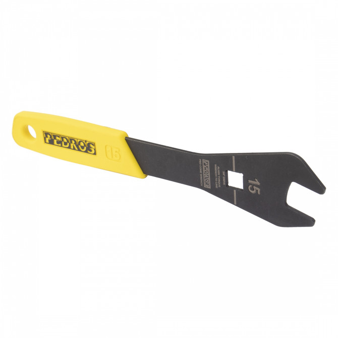 Pedro's Pro Cone Wrench - 15 mm, Yellow/Black