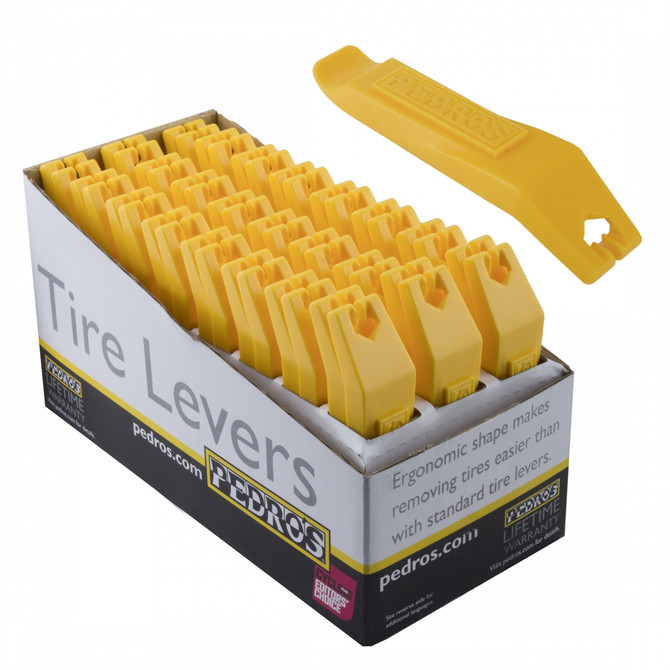 Pedro's Tire Levers - Box of 24, Yellow