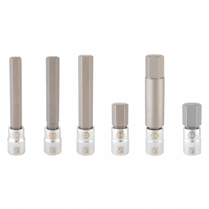 Pedro's Large Hex Bit Set - 6 pc