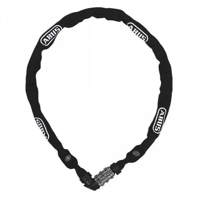 ABUS 1200 Web Combo Chain Lock - 60 cm x 4 mm, Black