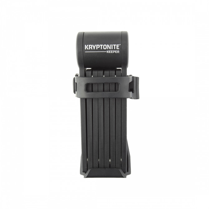 Kryptonite Keeper Mini 5810 Key 80 cm x 2 mm Folding Lock with Bracket - Black
