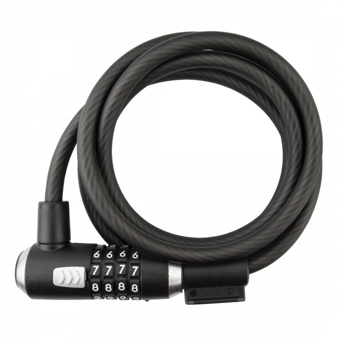 Kryptonite KryptoFlex 1018 Combo 6 ft x 10 mm Cable Lock - Black