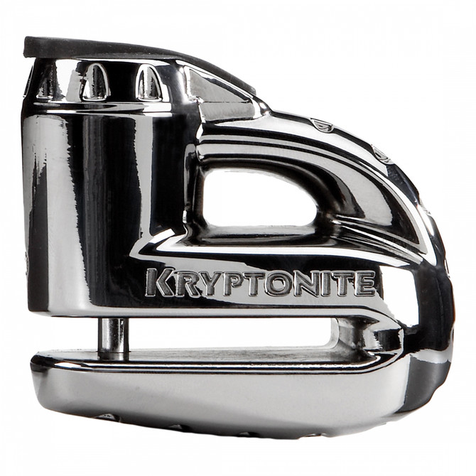 Kryptonite Keeper 5-S2 Disc Brake Lock with Reminder Cable - Chrome Plated