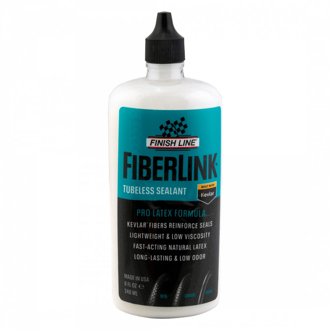 Finish Line FiberLink Tubeless Sealant - 8 oz squeeze bottle
