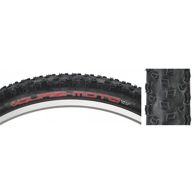 Panaracer Pacenti Quasi-Moto 27.5x2.0 Folding 650B Mountain Bike Tire - Black/Black