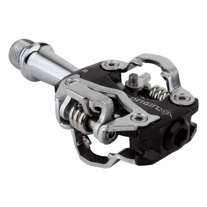 Origin8 Pedals Mountain Bike Double Clpls 9/16 Bk/Gy