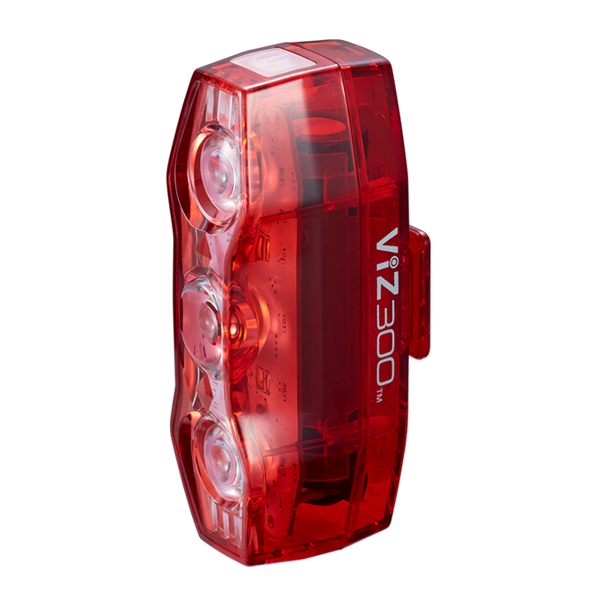 CatEye ViZ300 TL‑LD810 — 300 lm Rear Safety Light (Daytime Hyperflash)