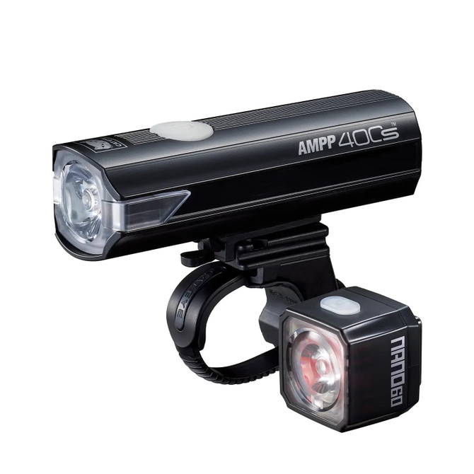 Cateye HL‑EL084SRC Headlight + TL‑LD830 Taillight Combo