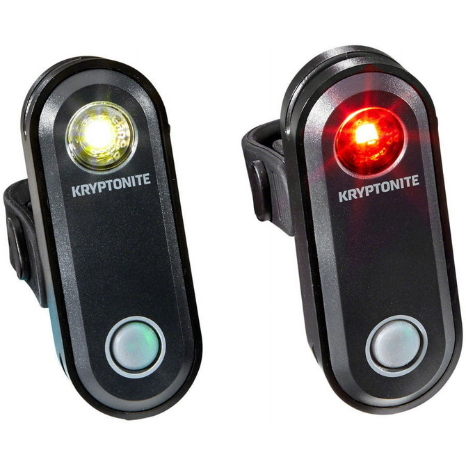 Kryptonite Avenue F‑65 + R‑30 USB Rechargeable Light Combo – 65L Front / 30L Rear Kryptonite Avenue F‑65 + R‑30 USB Rechargeable Light Combo – 65L Front / 30L Rear