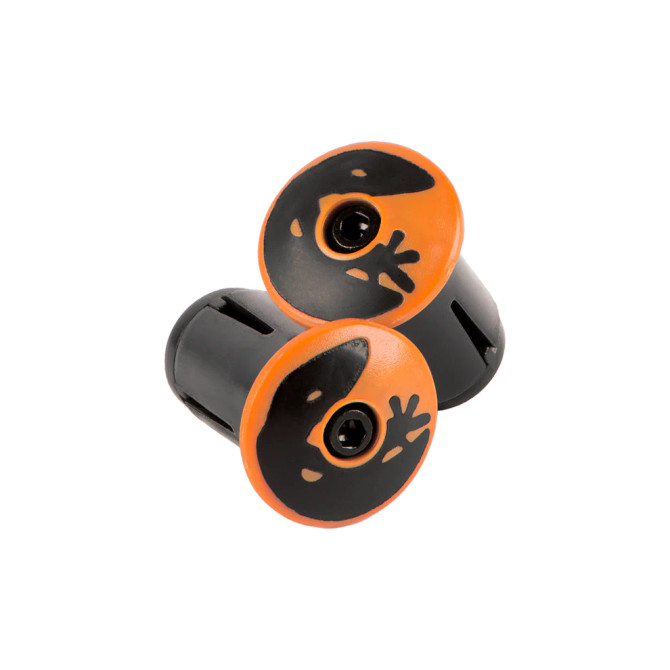 Road Bar End Plugs – Tangerine Orange Lizard Skins Handlebar Finish Road Bar End Plugs – Tangerine Orange Lizard Skins Handlebar Finish