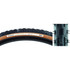 Panaracer GravelKing AC Knobby 700x35 Tubeless-Compatible Folding All-Condition Gravel Tire - Black/Brown