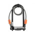 Kryptonite KryptoLok Standard 4 x 9 in U-Lock with 4 ft Cable and Bracket