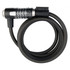 Kryptonite KryptoFlex 1218 Combo 6 ft x 12 mm Cable Lock with Bracket - Black