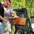 KLICKfix Doggy Basket Plus GTA Dog Bike Basket - Natural