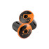 Road Bar End Plugs – Tangerine Orange Lizard Skins Handlebar Finish Road Bar End Plugs – Tangerine Orange Lizard Skins Handlebar Finish