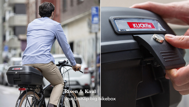 Fixation porte-bidon KlickFix BottleFix Ahead - Cyclable