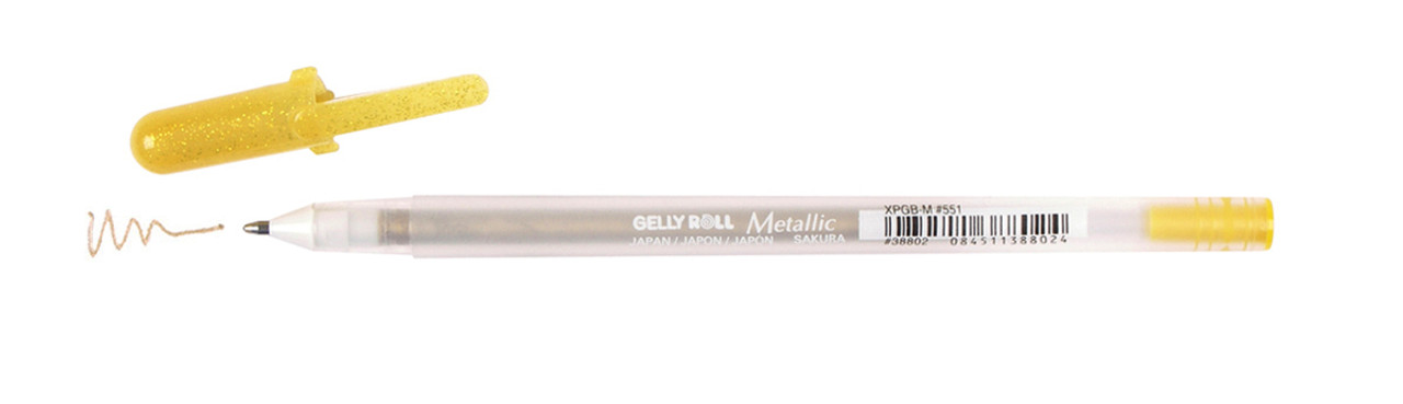 Sakura Gold Gelly Roll Pen - Metallic